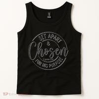 Set Apart Chosen For His Purpose - Christian Faith Tank Top thumb 2