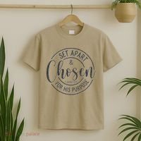 Set Apart Chosen For His Purpose - Christian Faith T-Shirt thumb 2