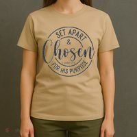 Set Apart Chosen For His Purpose - Christian Faith T-Shirt thumb 4