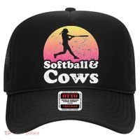 Softball and Cows  or Girls Cow Hat thumb 0