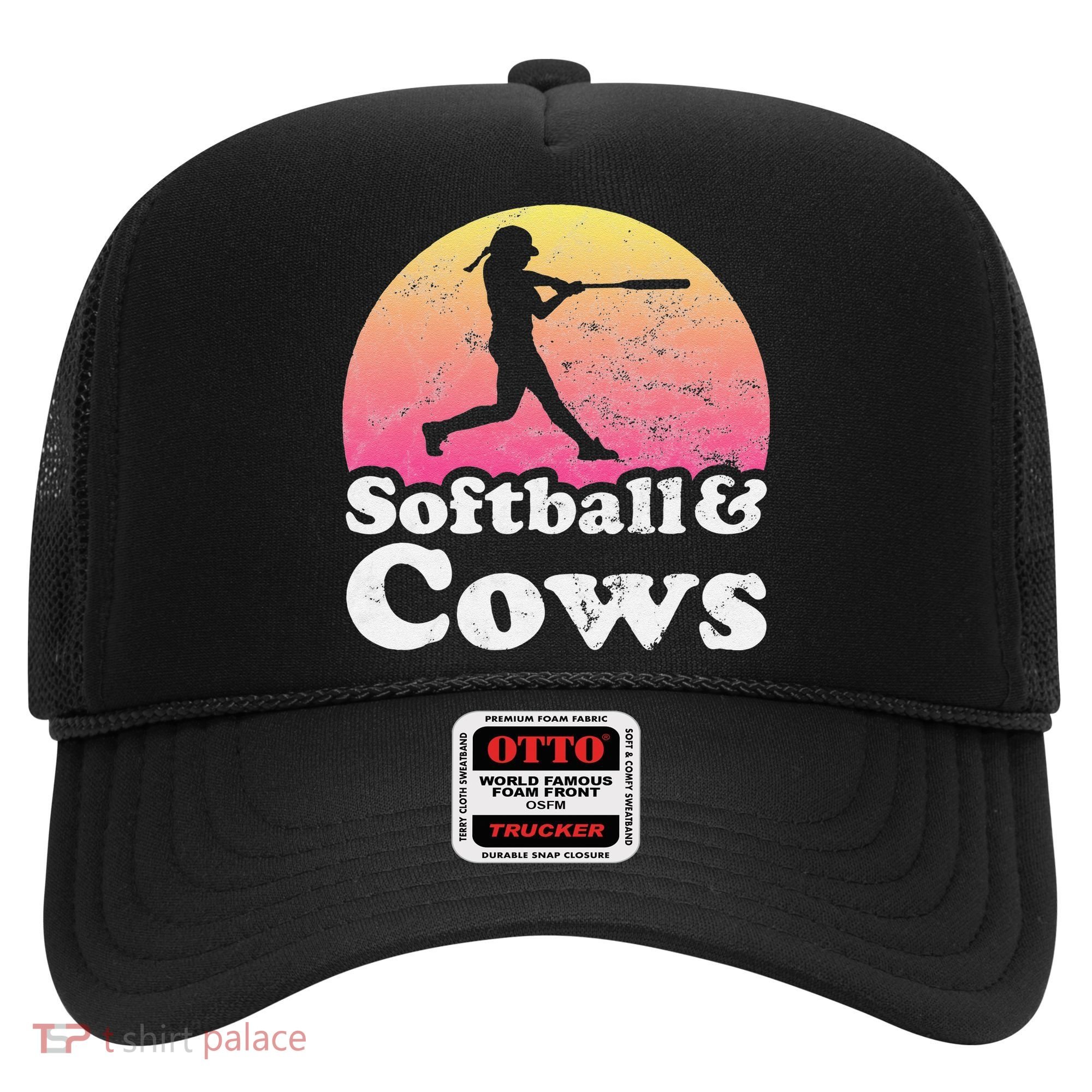 Softball and Cows  or Girls Cow Hat