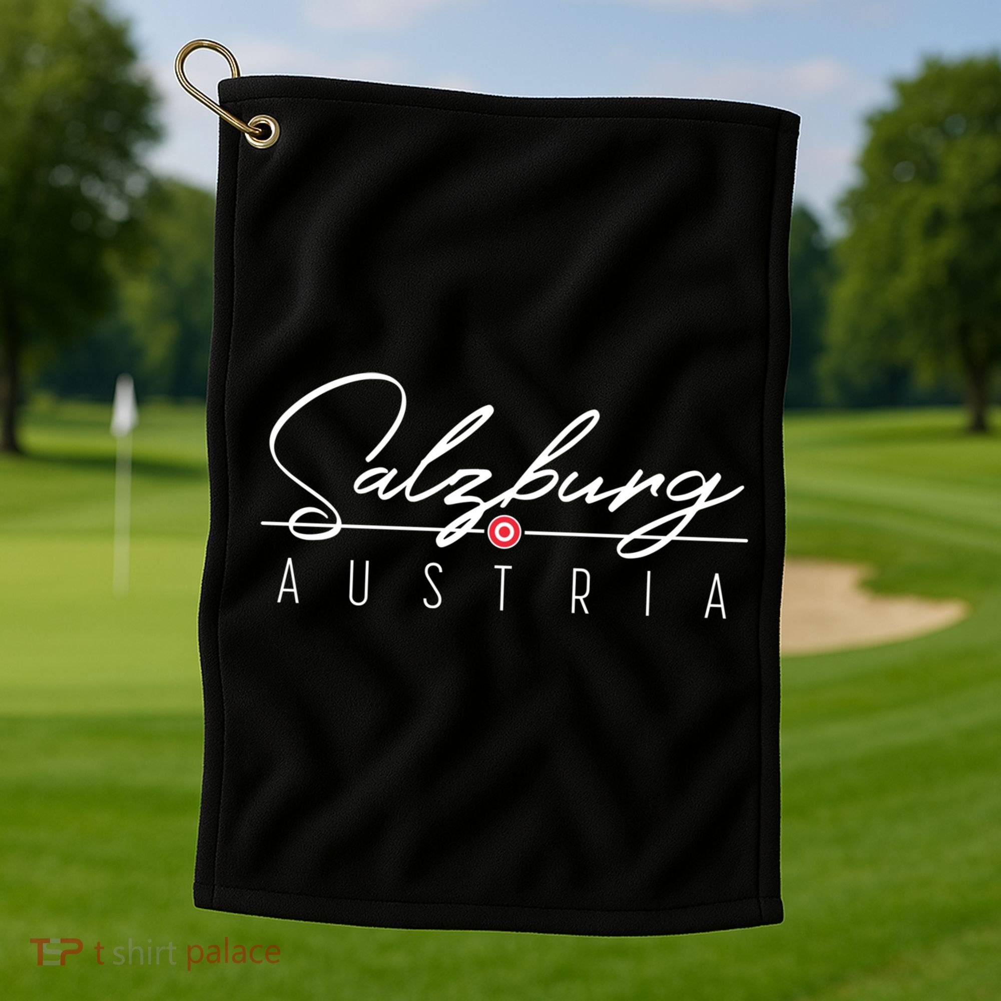 Salzburg Austria Cute Gift And Golf Towel