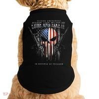 Second Amendment Come And Take It In Defense Of Freedom Doggie Tank thumb 0