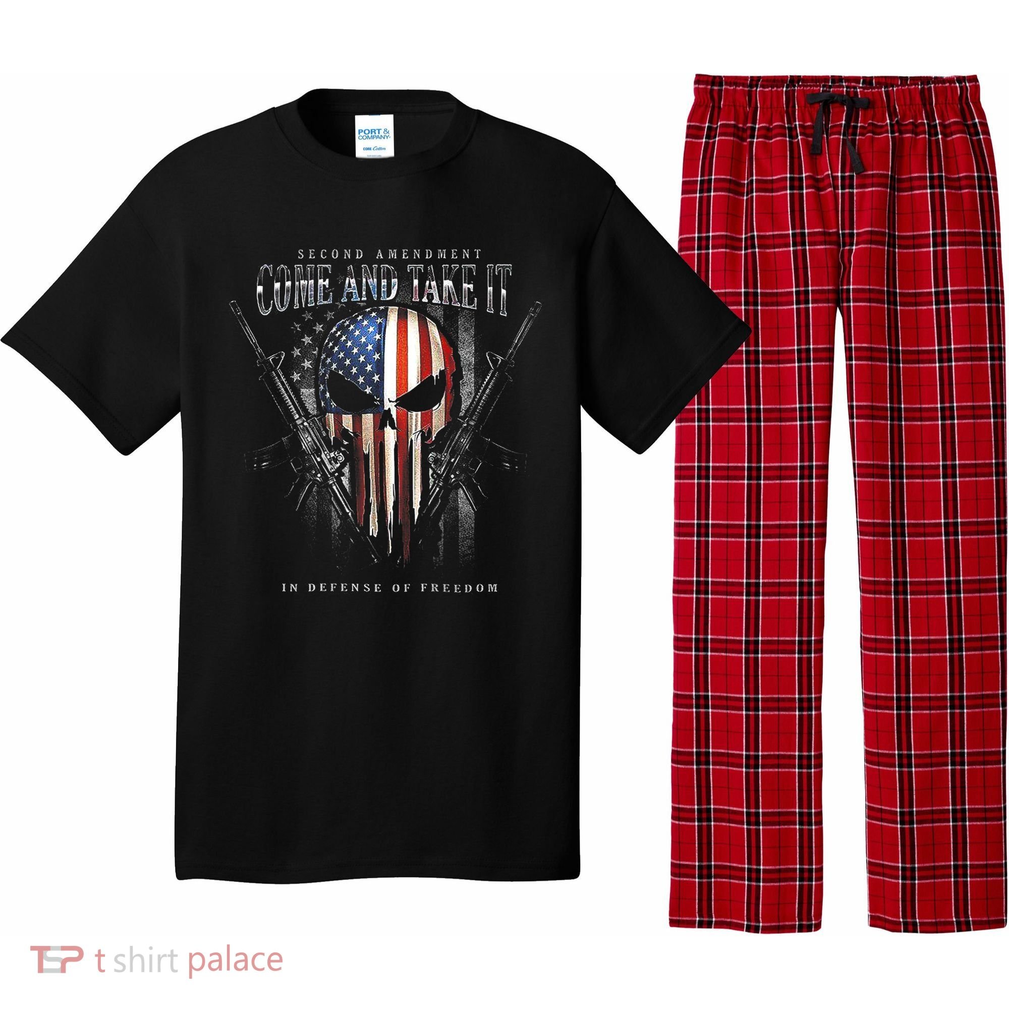 Second Amendment Come And Take It In Defense Of Freedom Pajama Set