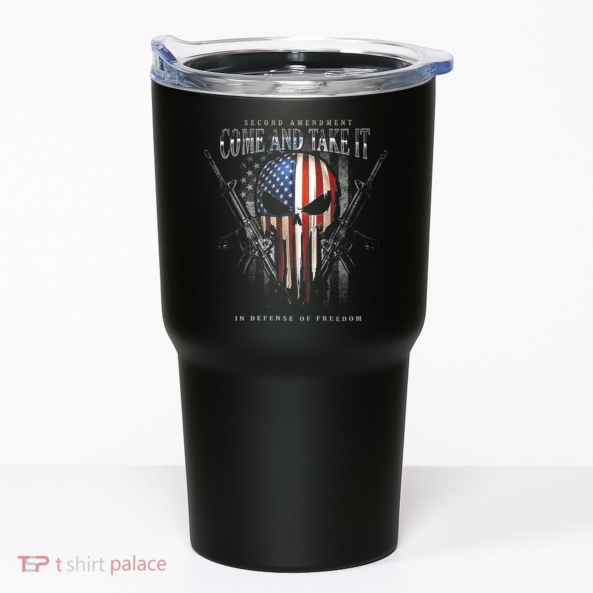 Second Amendment Come And Take It In Defense Of Freedom Tumbler