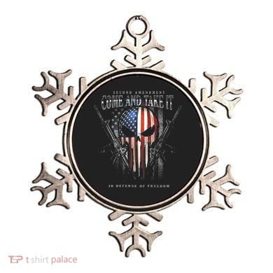 Second Amendment Come And Take It In Defense Of Freedom Ornament