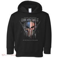 Second Amendment Come And Take It In Defense Of Freedom Toddler Hoodie thumb 0
