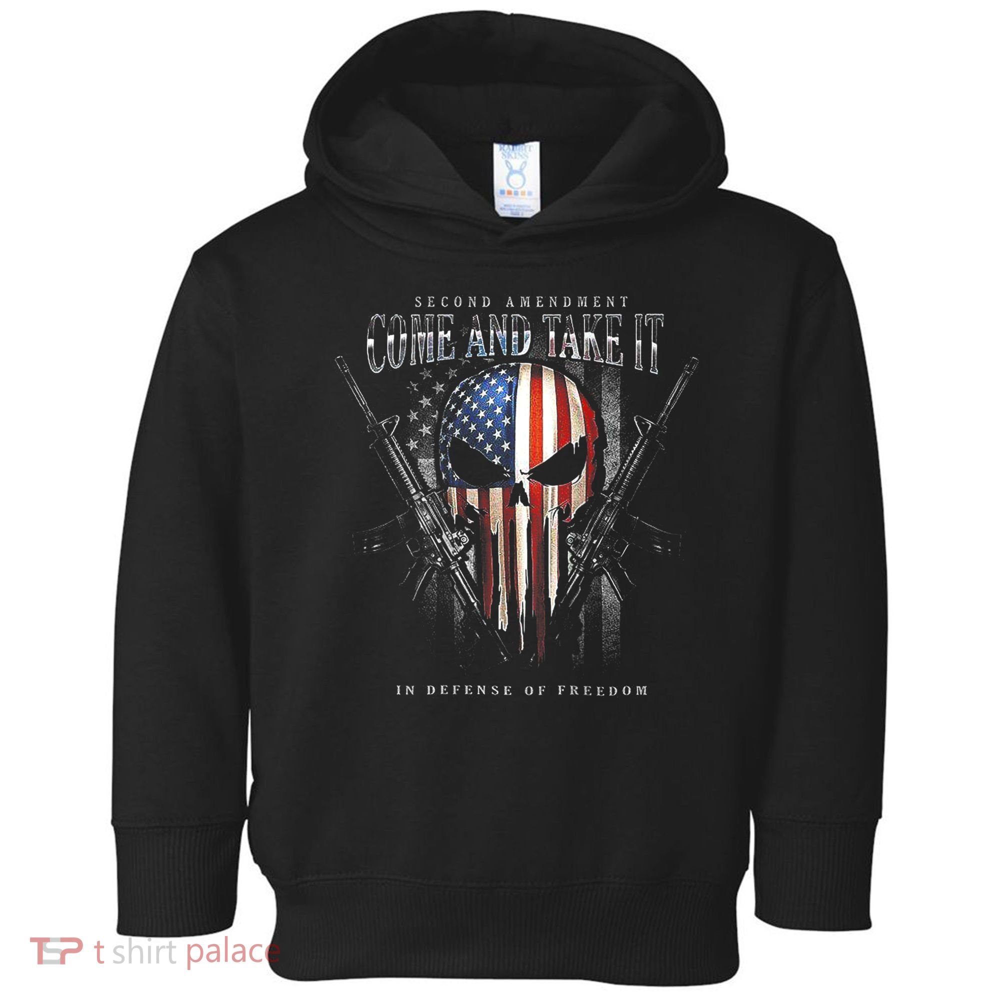Second Amendment Come And Take It In Defense Of Freedom Toddler Hoodie