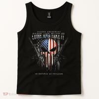 Second Amendment Come And Take It In Defense Of Freedom Tank Top thumb 2