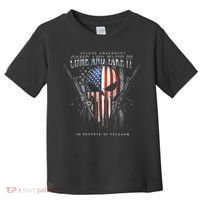 Second Amendment Come And Take It In Defense Of Freedom Toddler T-Shirt thumb 0
