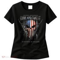 Second Amendment Come And Take It In Defense Of Freedom Women's T-Shirt thumb 0