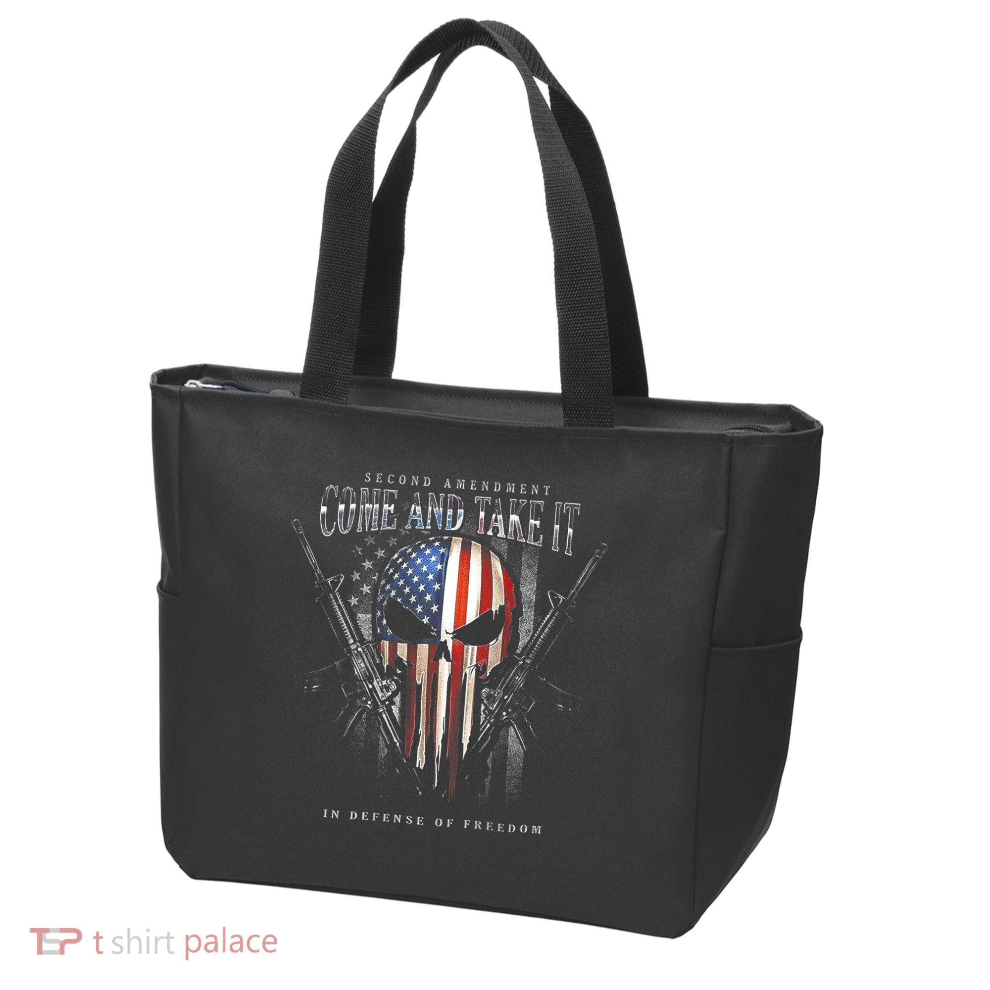 Second Amendment Come And Take It In Defense Of Freedom Tote Bag