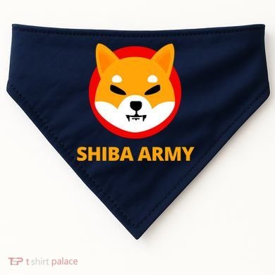 Shiba Army Crypto Currency USA-Made Doggie Bandana