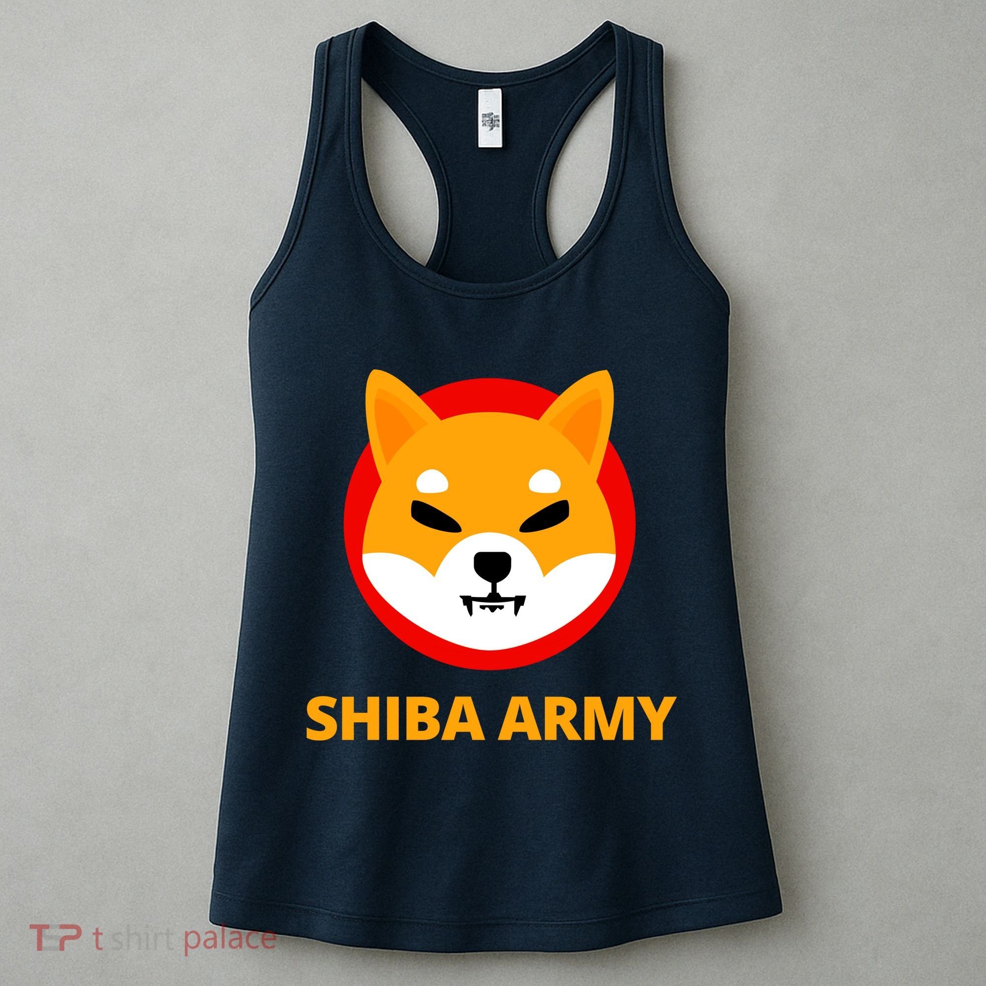 Shiba Army Crypto Currency Women's Tank Top