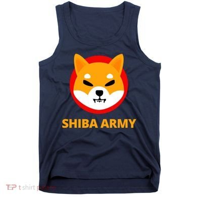 Shiba Army Crypto Currency Tank Top