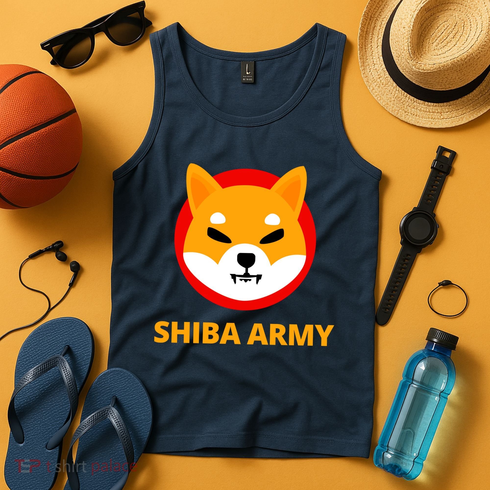 Shiba Army Crypto Currency Tank Top