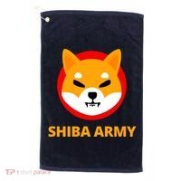 Shiba Army Crypto Currency Golf Towel thumb 0