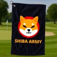 Shiba Army Crypto Currency Golf Towel thumb 1