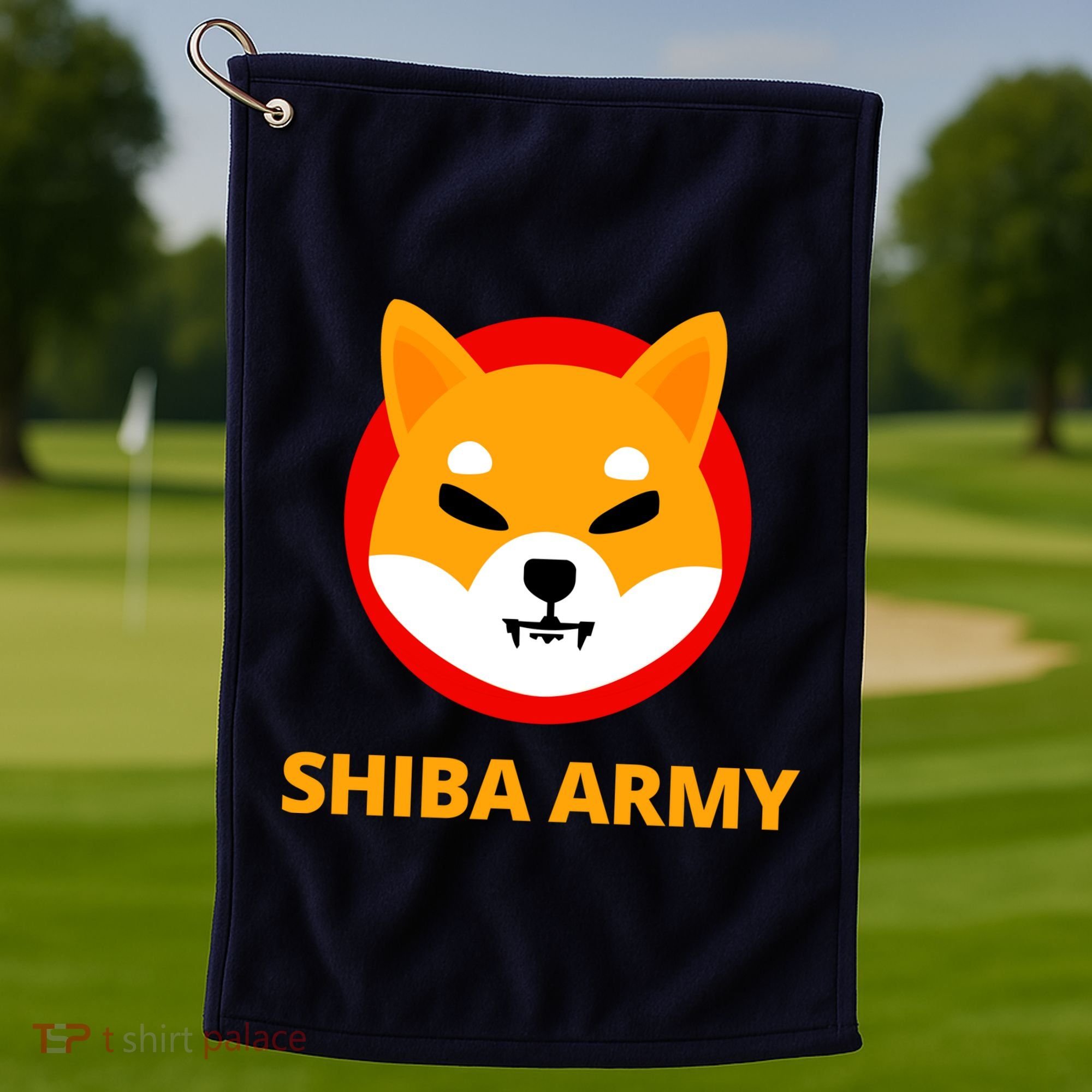 Shiba Army Crypto Currency Golf Towel