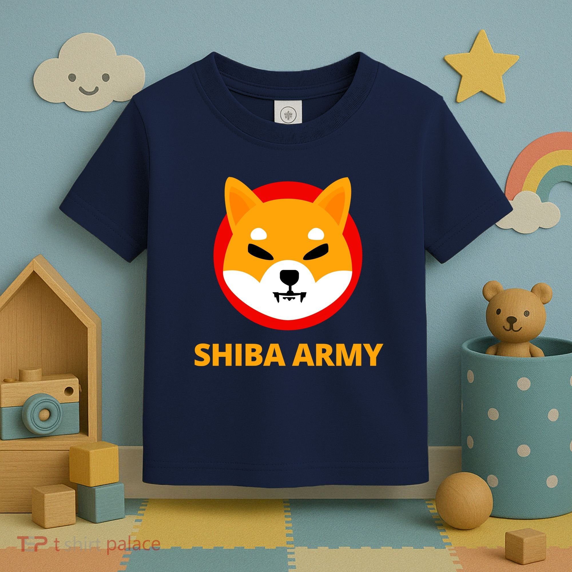 Shiba Army Crypto Currency Toddler T-Shirt