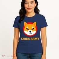 Shiba Army Crypto Currency Women's T-Shirt thumb 4