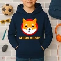 Shiba Army Crypto Currency Kids Hoodie thumb 2