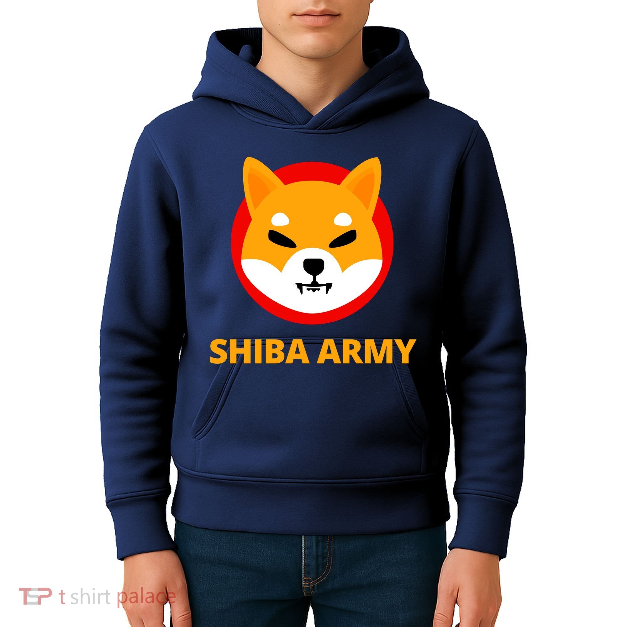 Shiba Army Crypto Currency Kids Hoodie