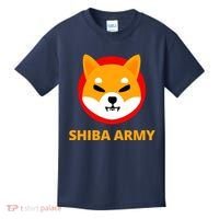 Shiba Army Crypto Currency Kids T-Shirt thumb 0