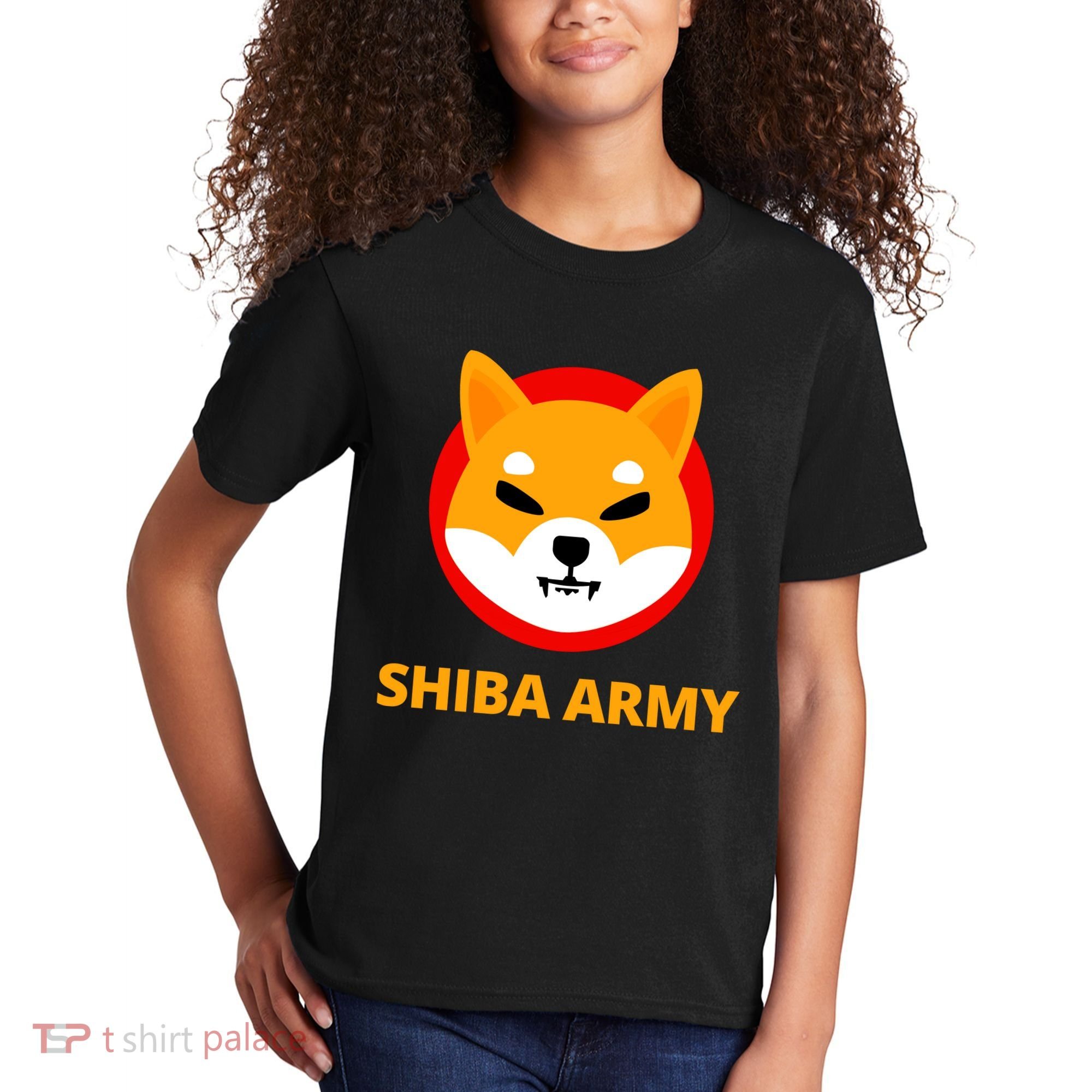Shiba Army Crypto Currency Kids T-Shirt