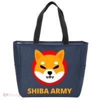 Shiba Army Crypto Currency Tote Bag thumb 0