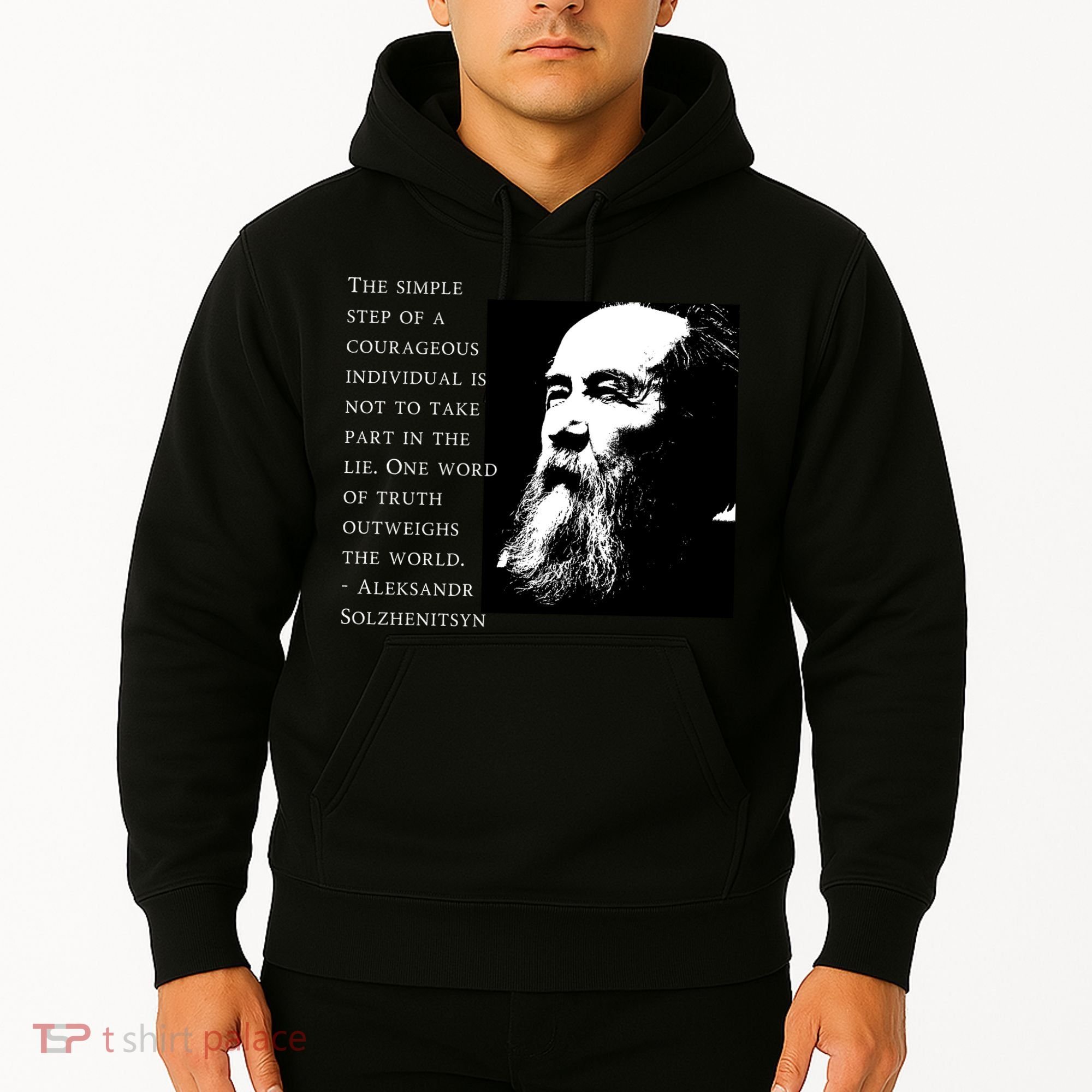 Solzhenitsyn Anti Communist Conservative Hoodie
