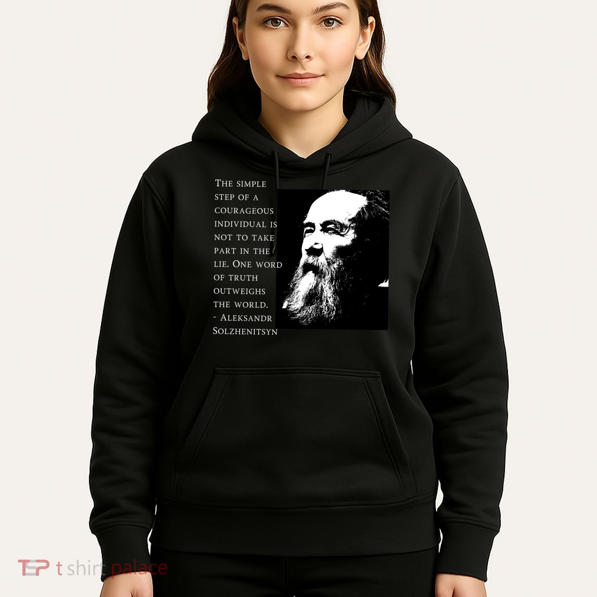 Solzhenitsyn Anti Communist Conservative Hoodie