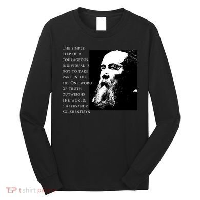 Solzhenitsyn Anti Communist Conservative Long Sleeve Shirt