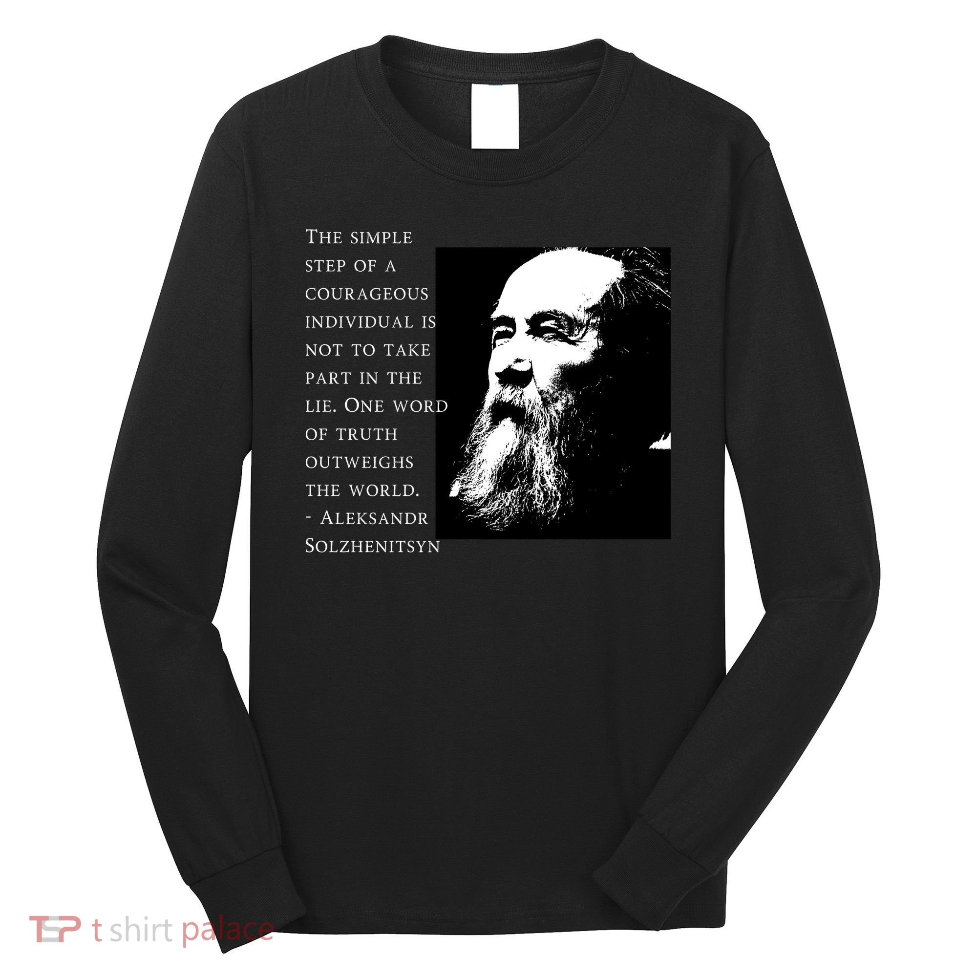 Solzhenitsyn Anti Communist Conservative Long Sleeve Shirt