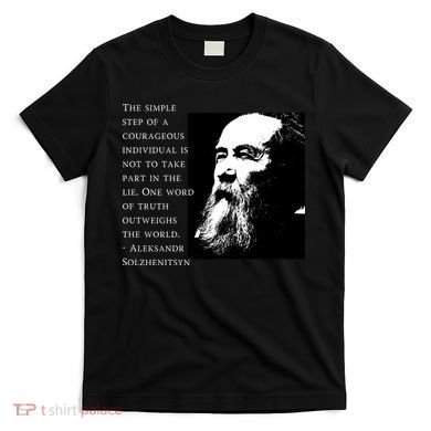 Solzhenitsyn Anti Communist Conservative T-Shirt