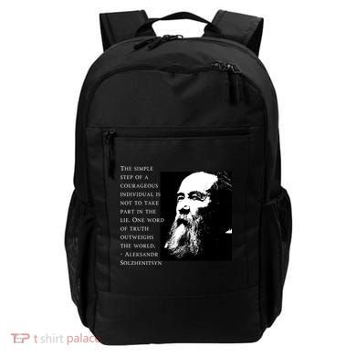Solzhenitsyn Anti Communist Conservative Backpack