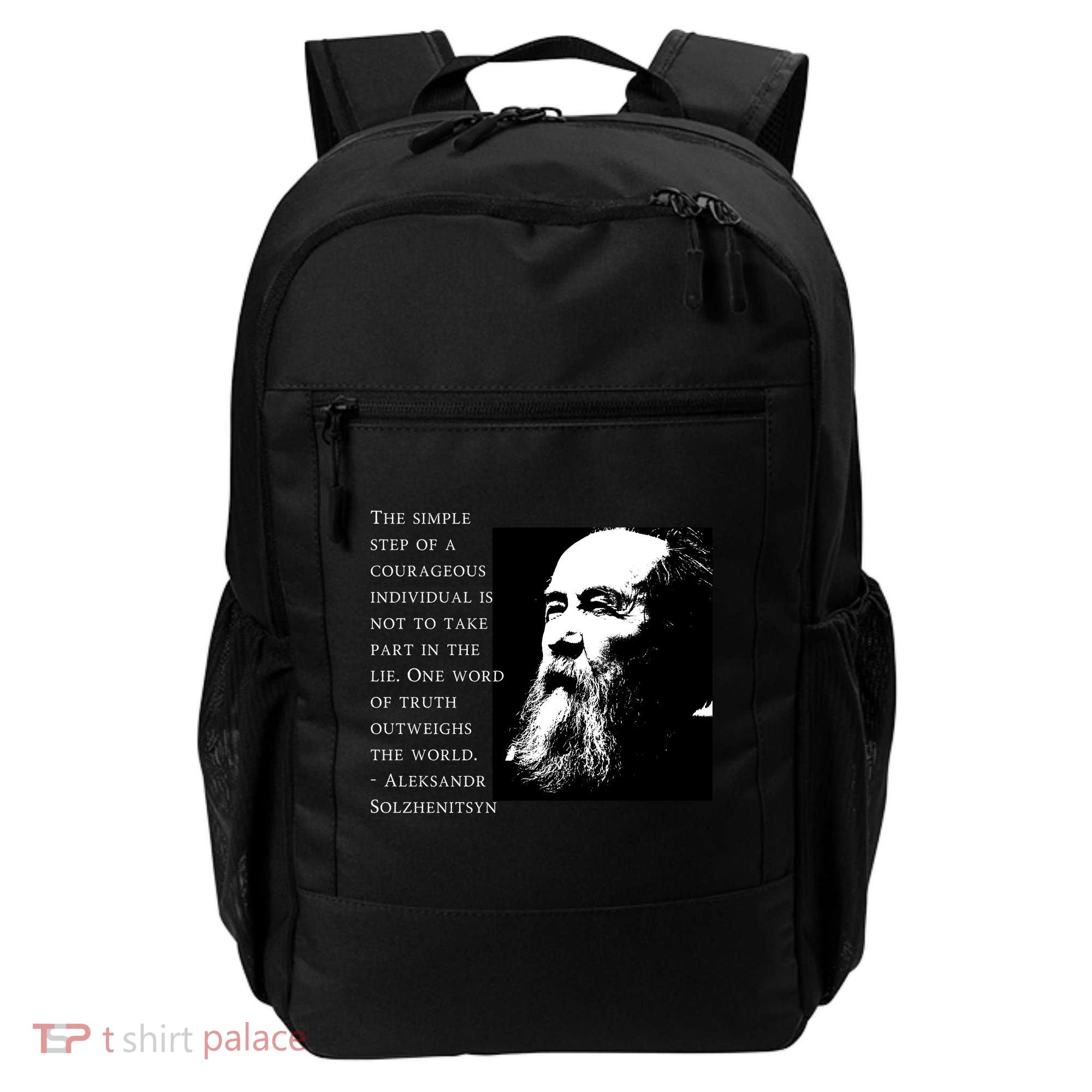Solzhenitsyn Anti Communist Conservative Backpack