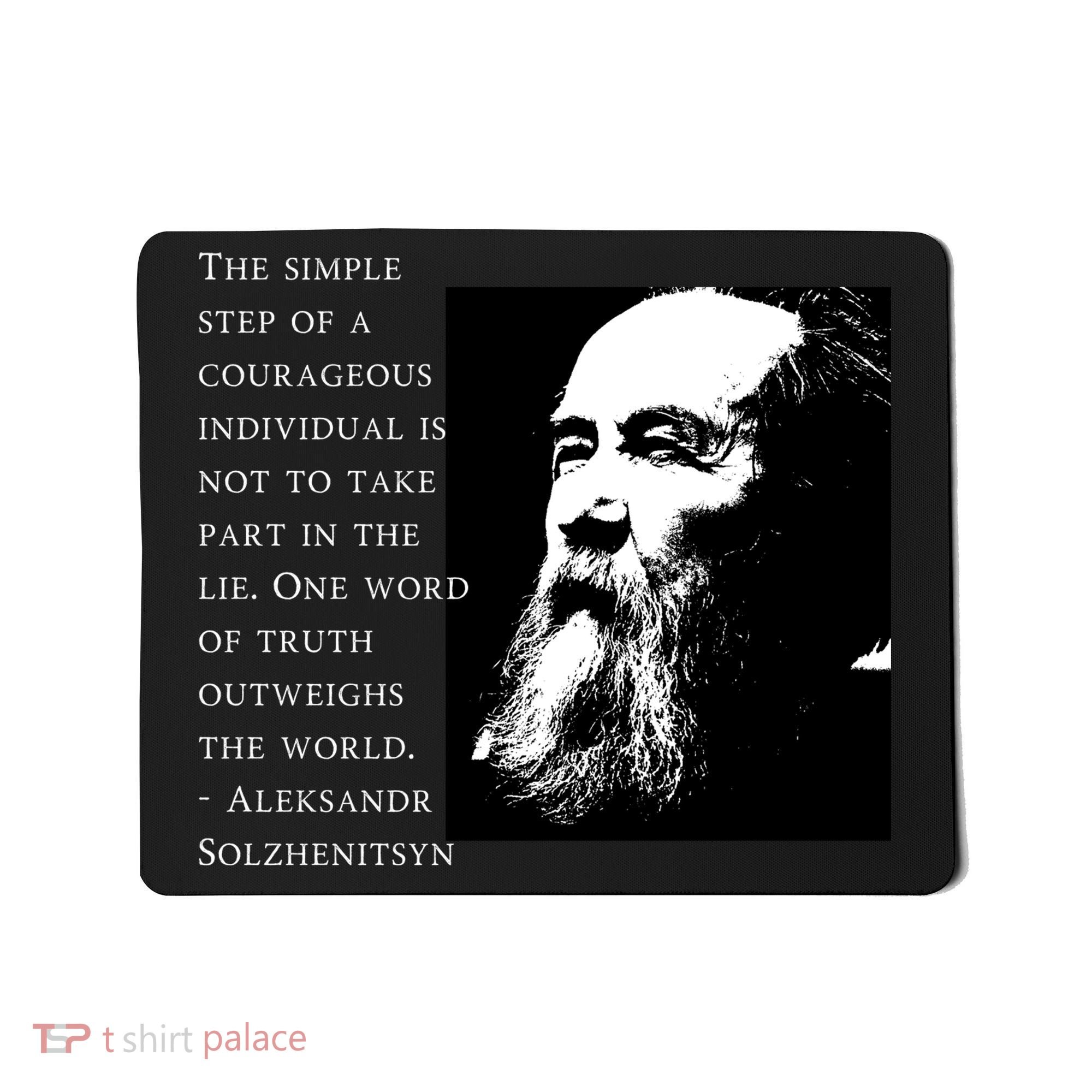 Solzhenitsyn Anti Communist Conservative Mousepad