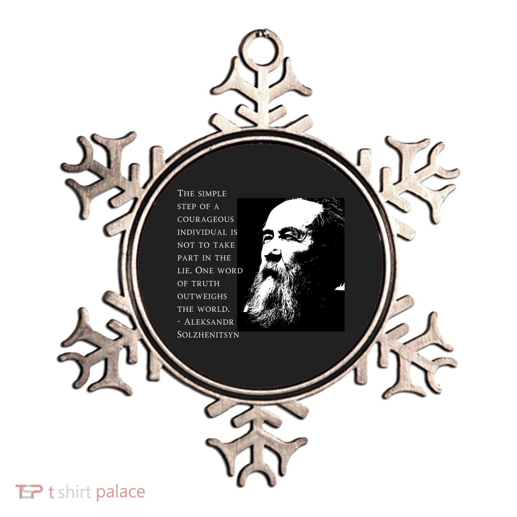 Solzhenitsyn Anti Communist Conservative Ornament