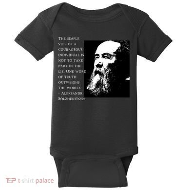 Solzhenitsyn Anti Communist Conservative Baby Bodysuit