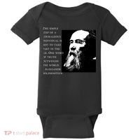Solzhenitsyn Anti Communist Conservative Baby Bodysuit thumb 0