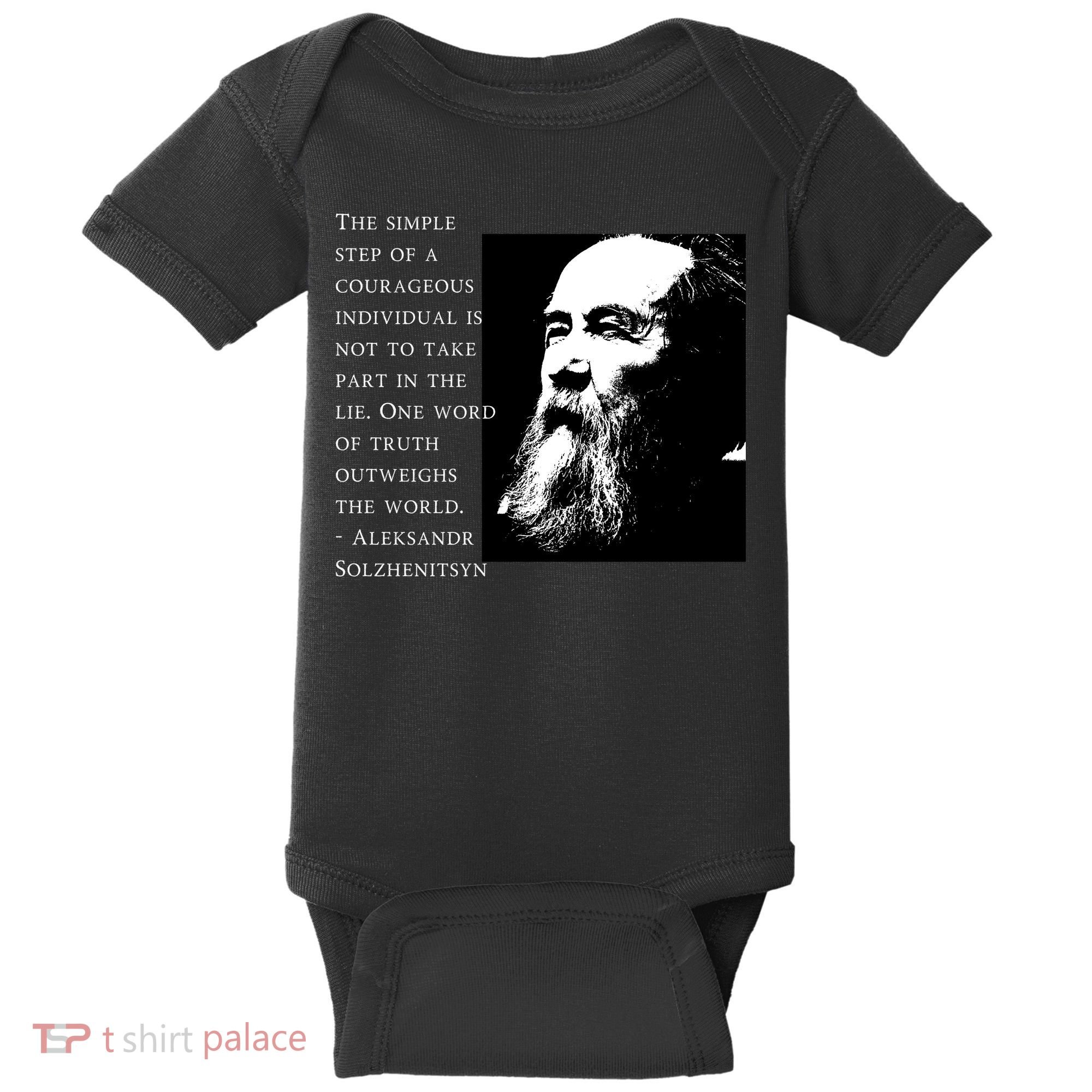 Solzhenitsyn Anti Communist Conservative Baby Bodysuit