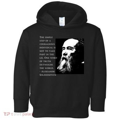Solzhenitsyn Anti Communist Conservative Toddler Hoodie