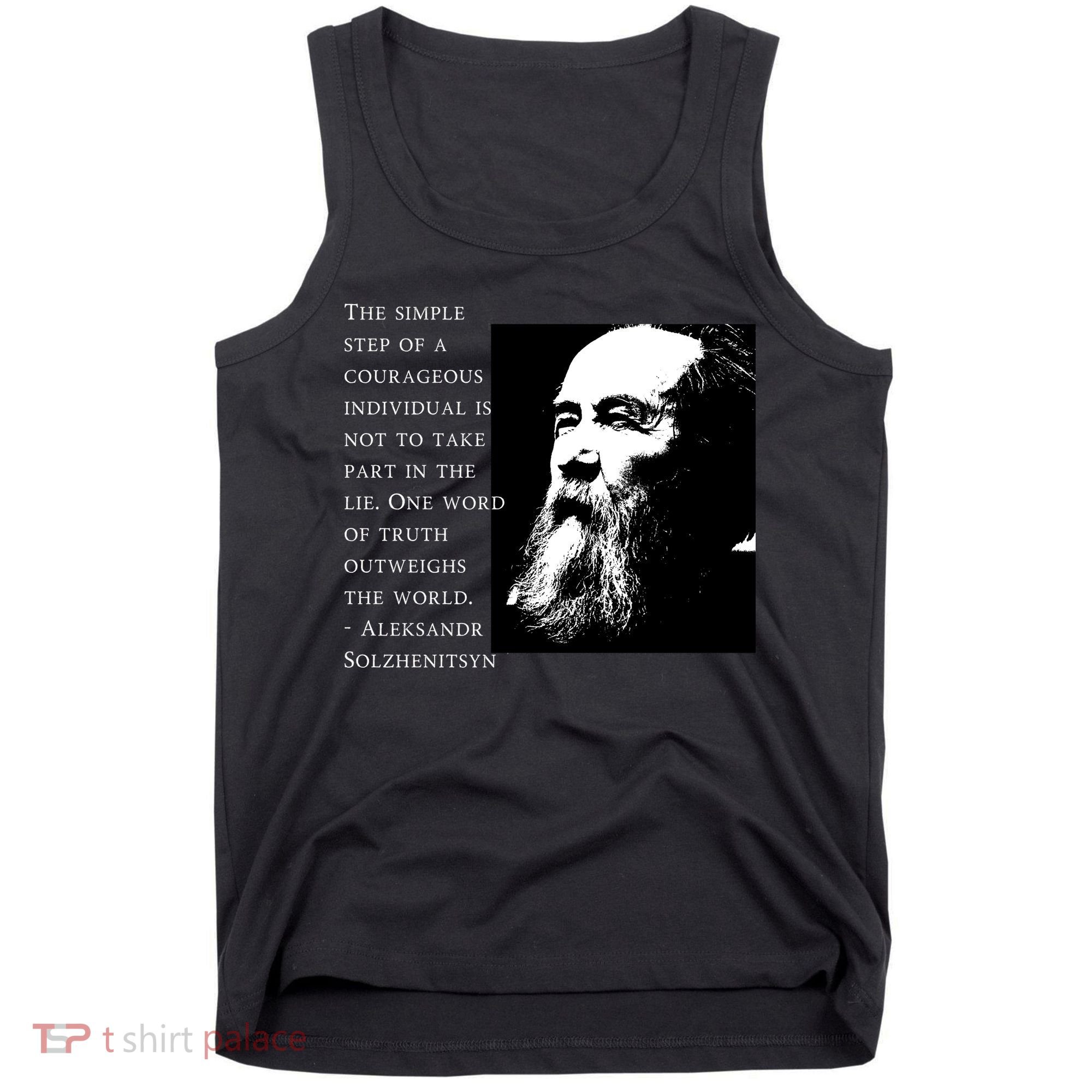 Solzhenitsyn Anti Communist Conservative Tank Top