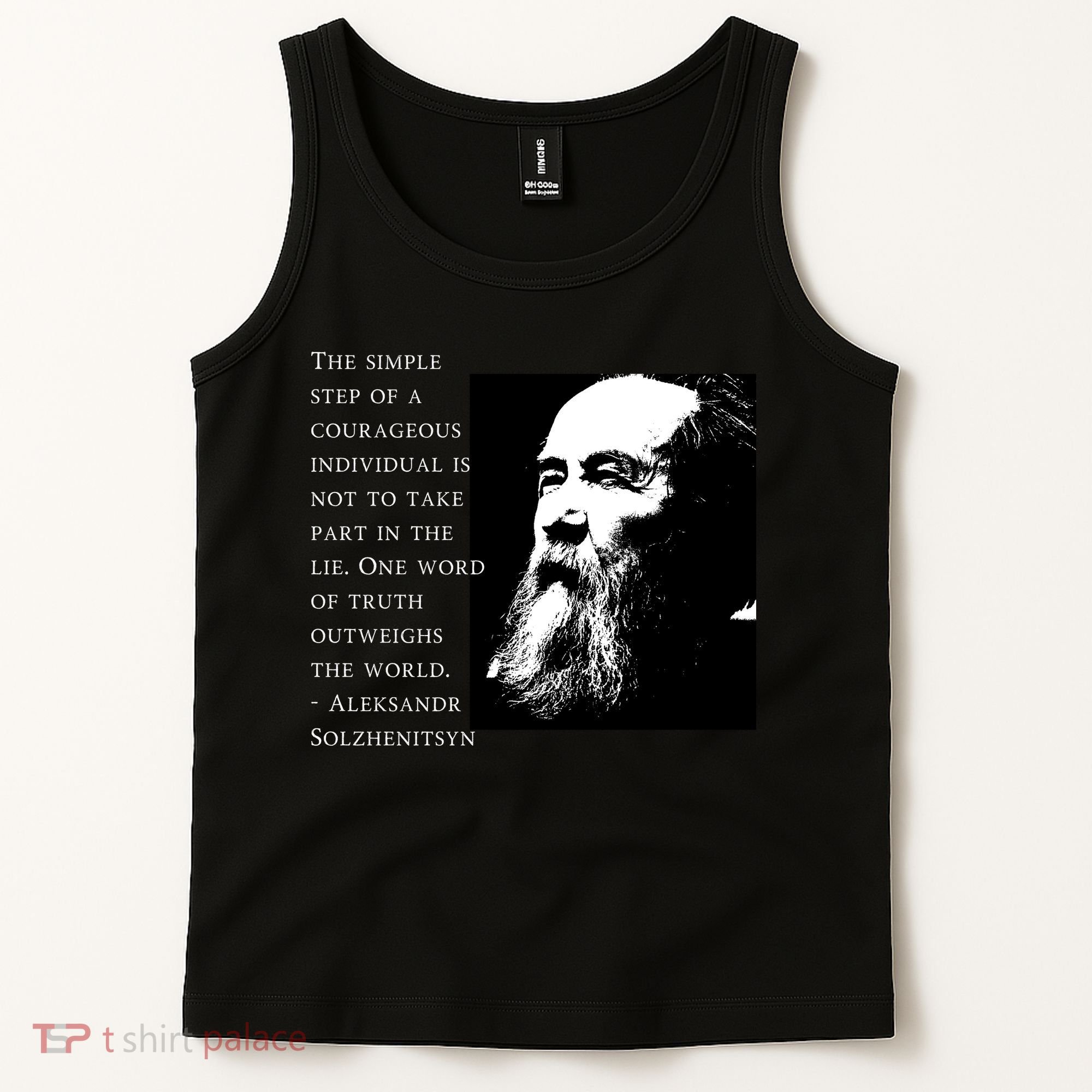 Solzhenitsyn Anti Communist Conservative Tank Top