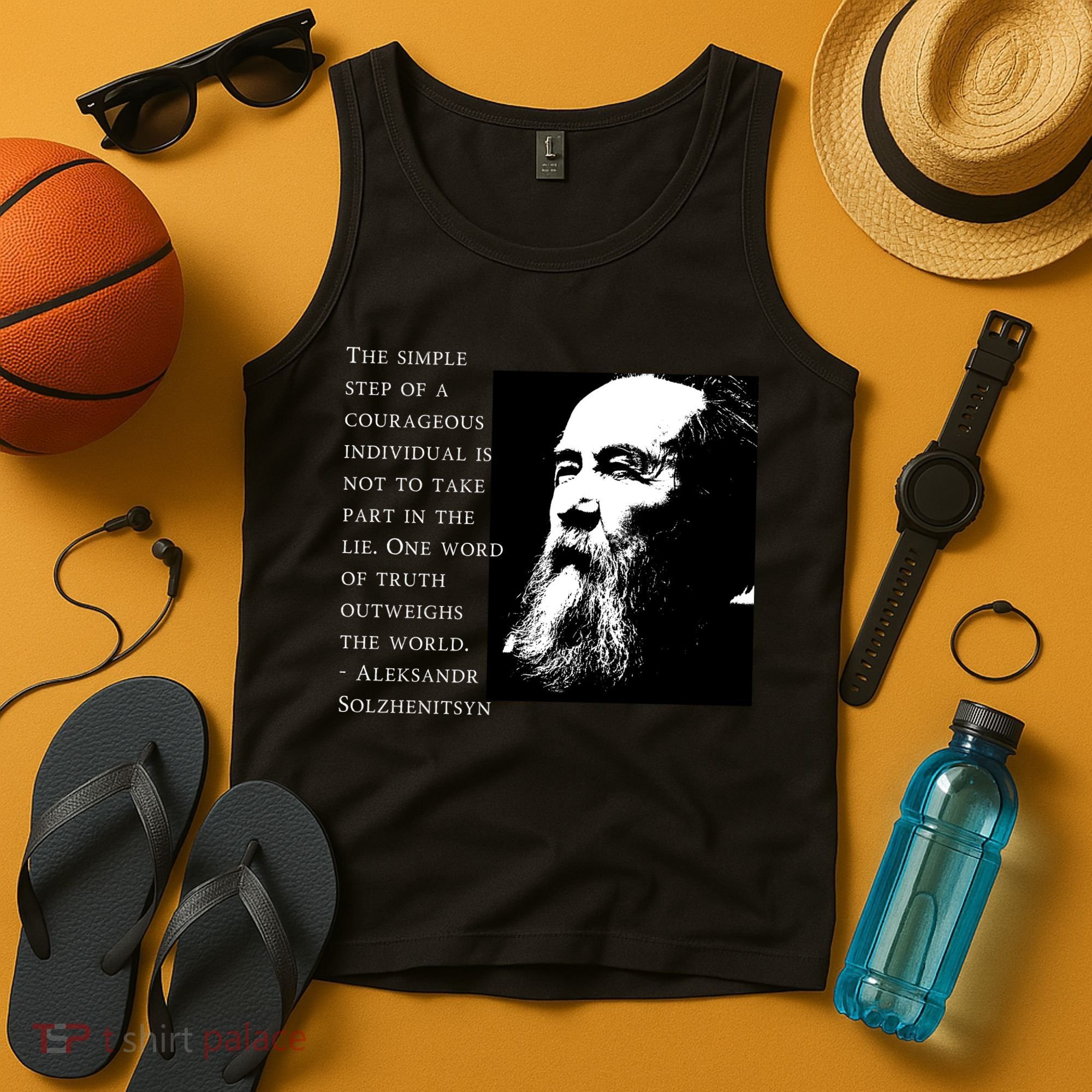 Solzhenitsyn Anti Communist Conservative Tank Top