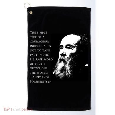 Solzhenitsyn Anti Communist Conservative Golf Towel