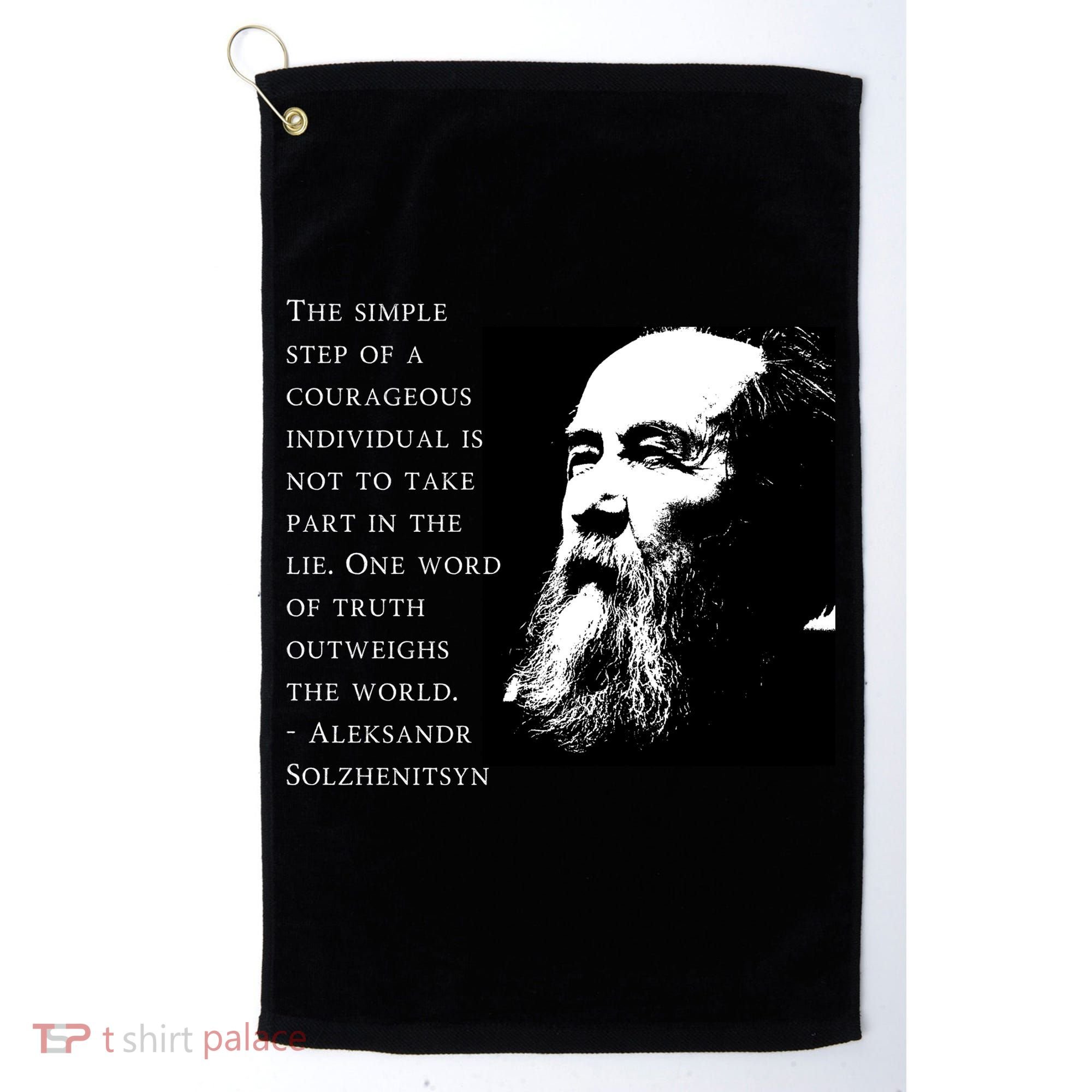 Solzhenitsyn Anti Communist Conservative Golf Towel
