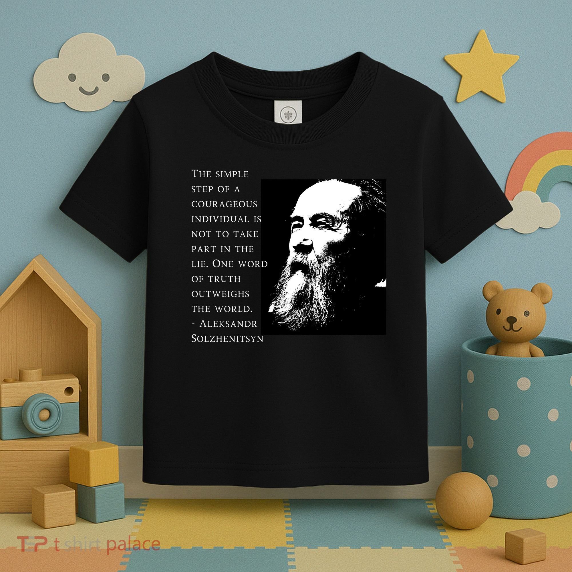 Solzhenitsyn Anti Communist Conservative Toddler T-Shirt