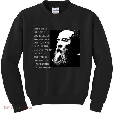 Solzhenitsyn Anti Communist Conservative Kids Sweatshirt